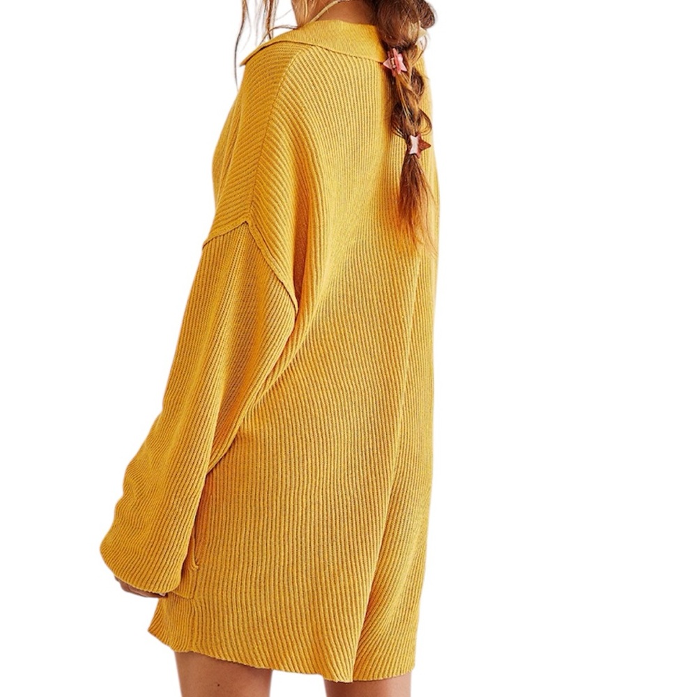 Free People Beach Picnic Sweater Romper - Picture 2 of 5